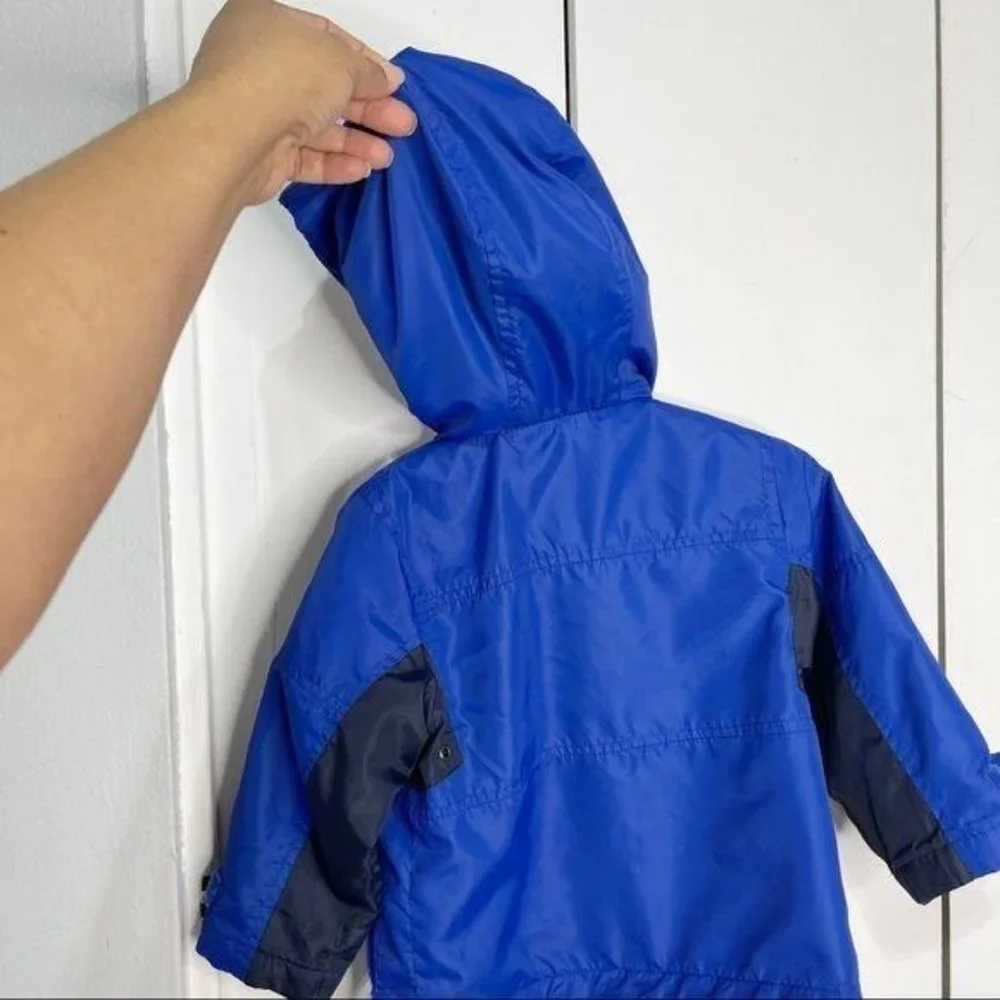 London Fog Winter Blue hooded Jacket Coat 2T